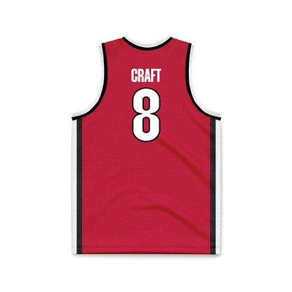 Georgia - NCAA Women's Basketball : Zhen Craft - Red Basketball Jersey-1