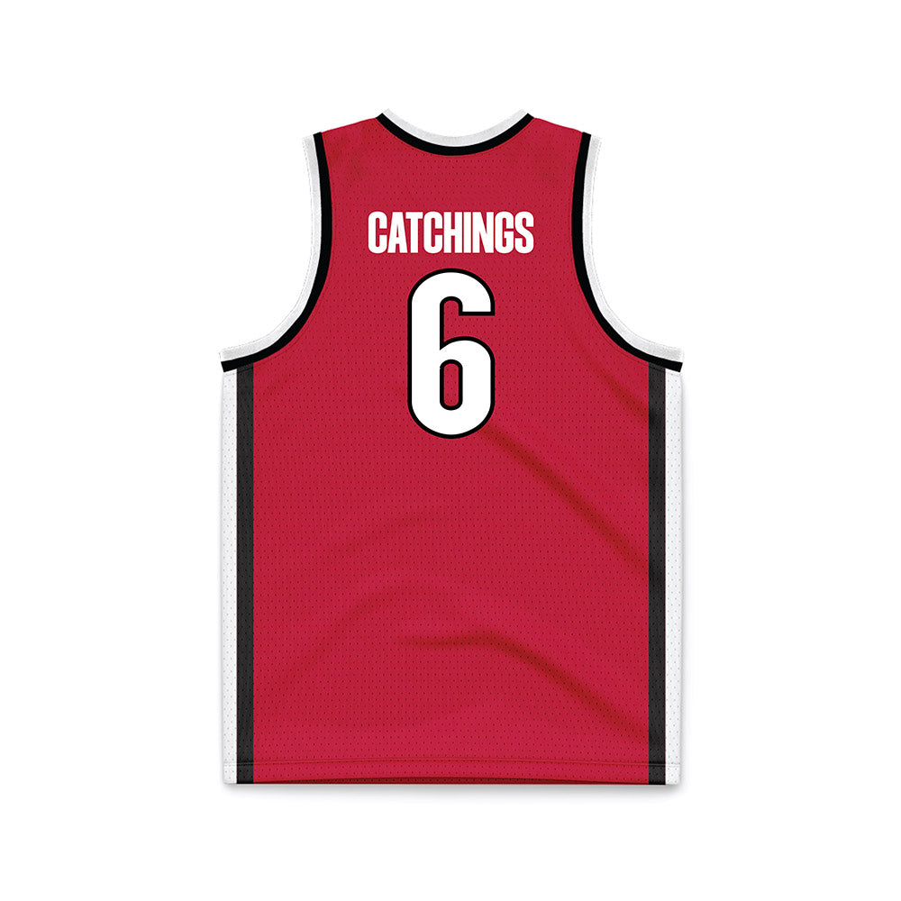 Georgia - NCAA Men's Basketball : Kanon Catchings - Red Basketball Jersey-1