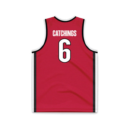 Georgia - NCAA Men's Basketball : Kanon Catchings - Red Basketball Jersey-1