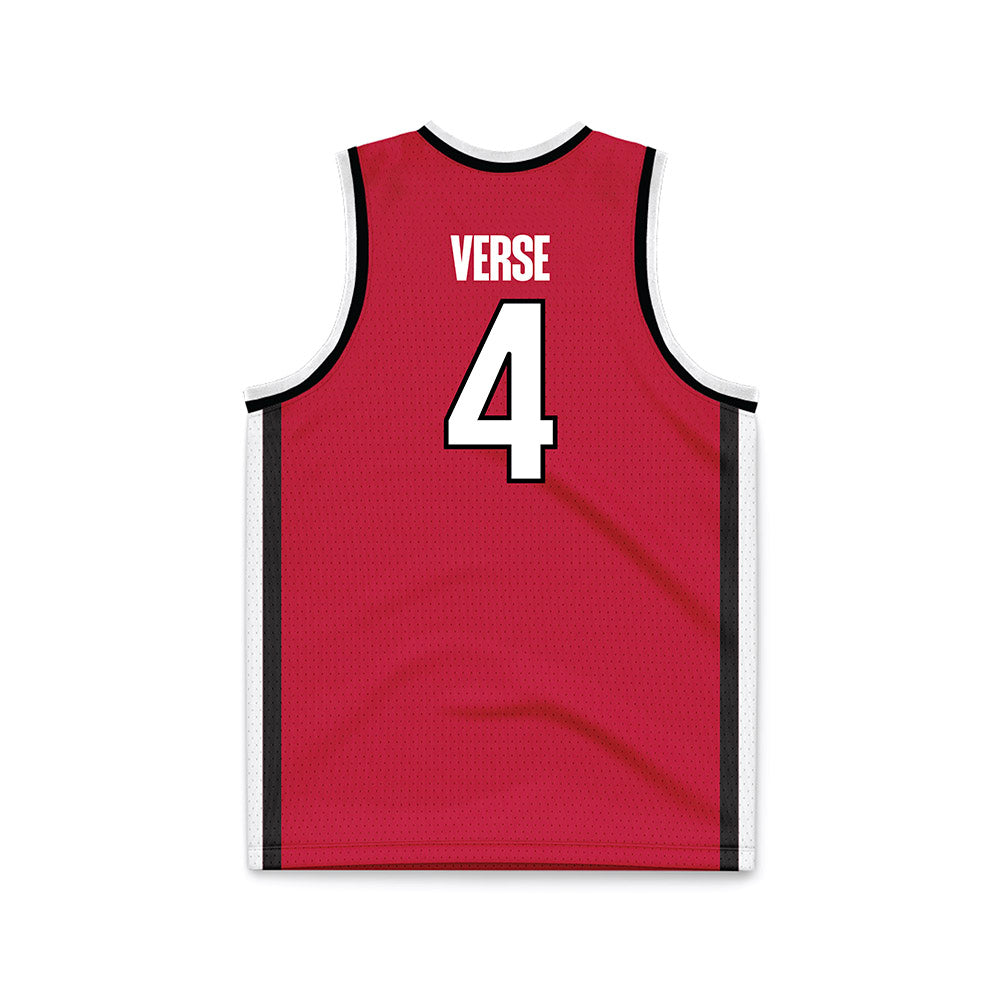 Georgia - NCAA Women's Basketball : Miyah Verse - Red Basketball Jersey-1