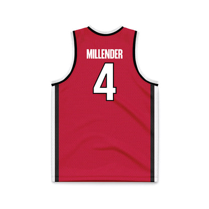 Georgia - NCAA Men's Basketball : Marcus Millender - Red Basketball Jersey-1