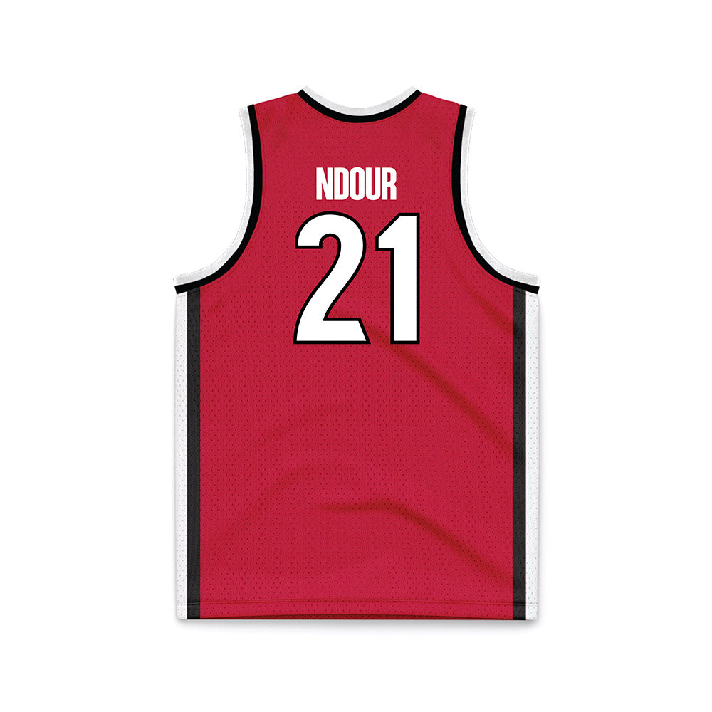 Georgia - NCAA Women's Basketball : Aicha Ndour - Red Basketball Jersey-1