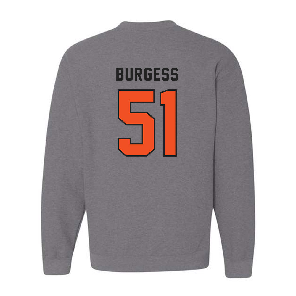 ECU - NCAA Baseball : Draden Burgess - Classic Shersey Crewneck Sweatshirt-1