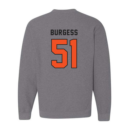 ECU - NCAA Baseball : Draden Burgess - Classic Shersey Crewneck Sweatshirt-1
