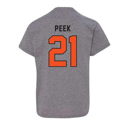 ECU - NCAA Baseball : Caleb Peek - Classic Shersey Youth T-Shirt-1