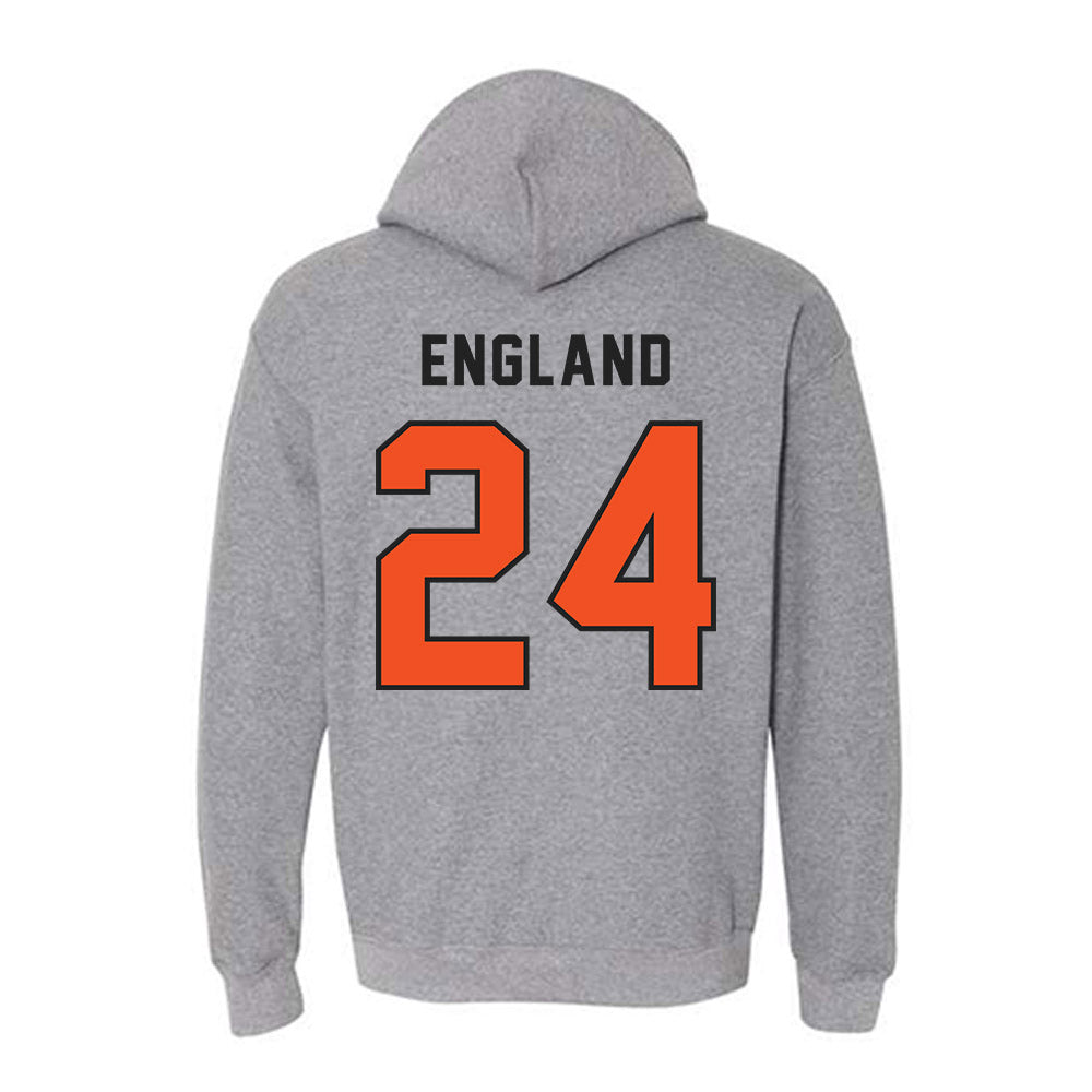 ECU - NCAA Men's Basketball : Jordan England - Classic Shersey Hooded Sweatshirt-1