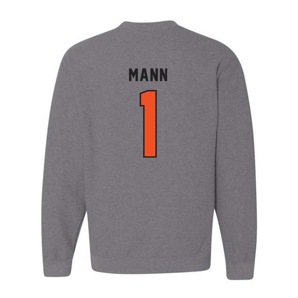ECU - NCAA Men's Basketball : Brandon Mann - Classic Shersey Crewneck Sweatshirt-1