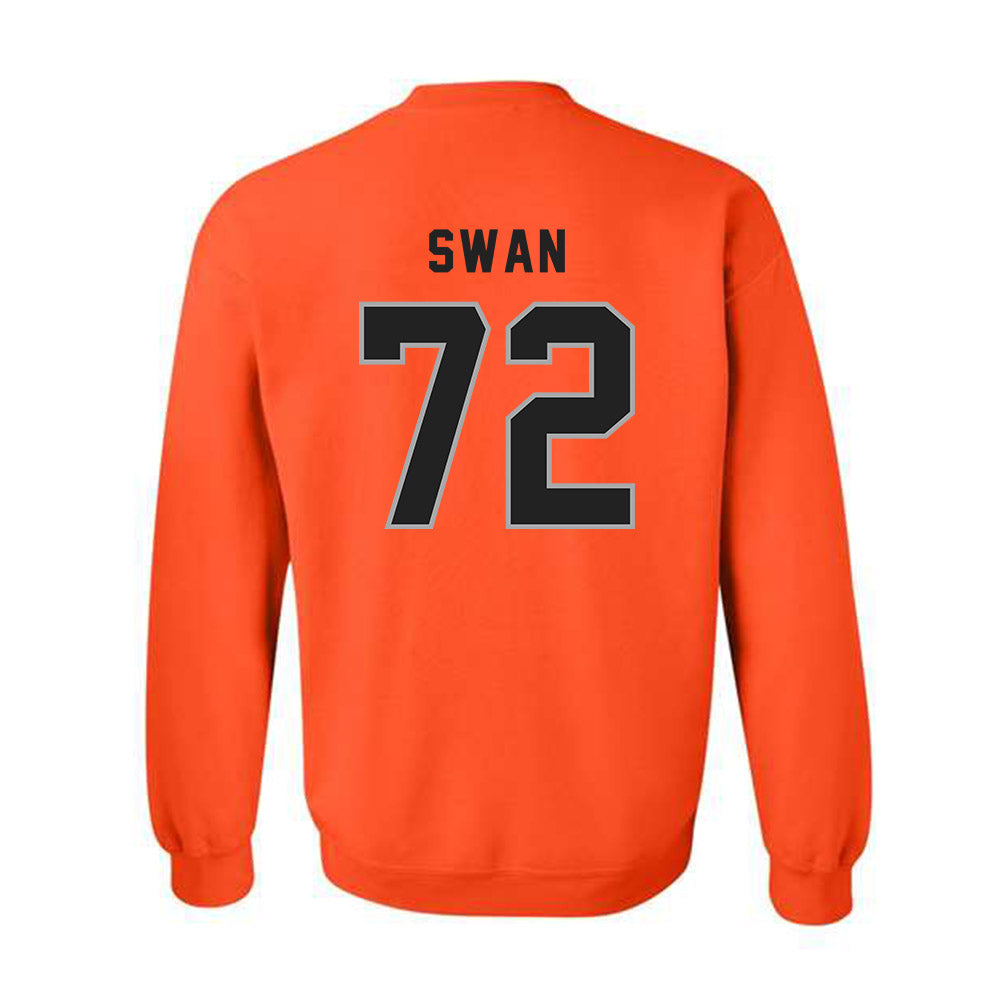 ECU - NCAA Football : Trevionte Swan - Classic Shersey Crewneck Sweatshirt-1