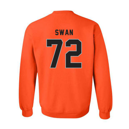 ECU - NCAA Football : Trevionte Swan - Classic Shersey Crewneck Sweatshirt-1