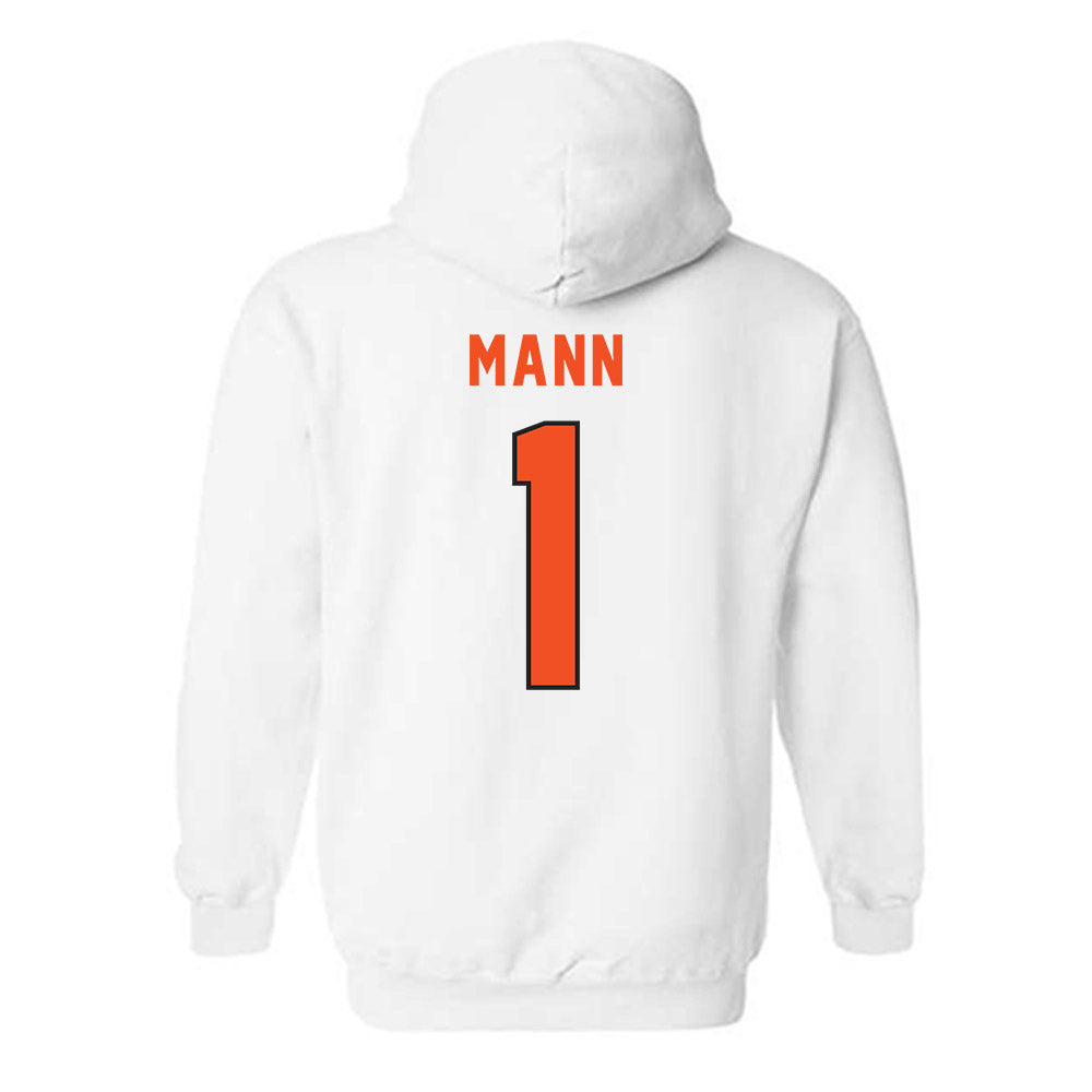 ECU - NCAA Men's Basketball : Brandon Mann - Classic Shersey Hooded Sweatshirt-1
