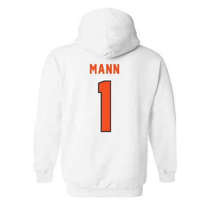 ECU - NCAA Men's Basketball : Brandon Mann - Classic Shersey Hooded Sweatshirt-1