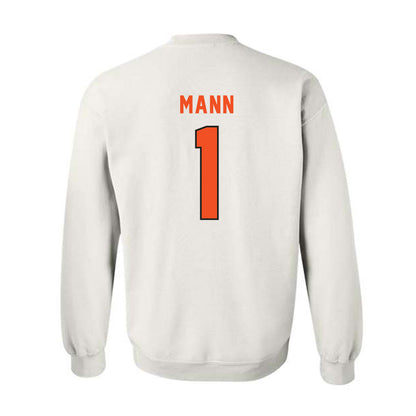 ECU - NCAA Men's Basketball : Brandon Mann - Classic Shersey Crewneck Sweatshirt-1