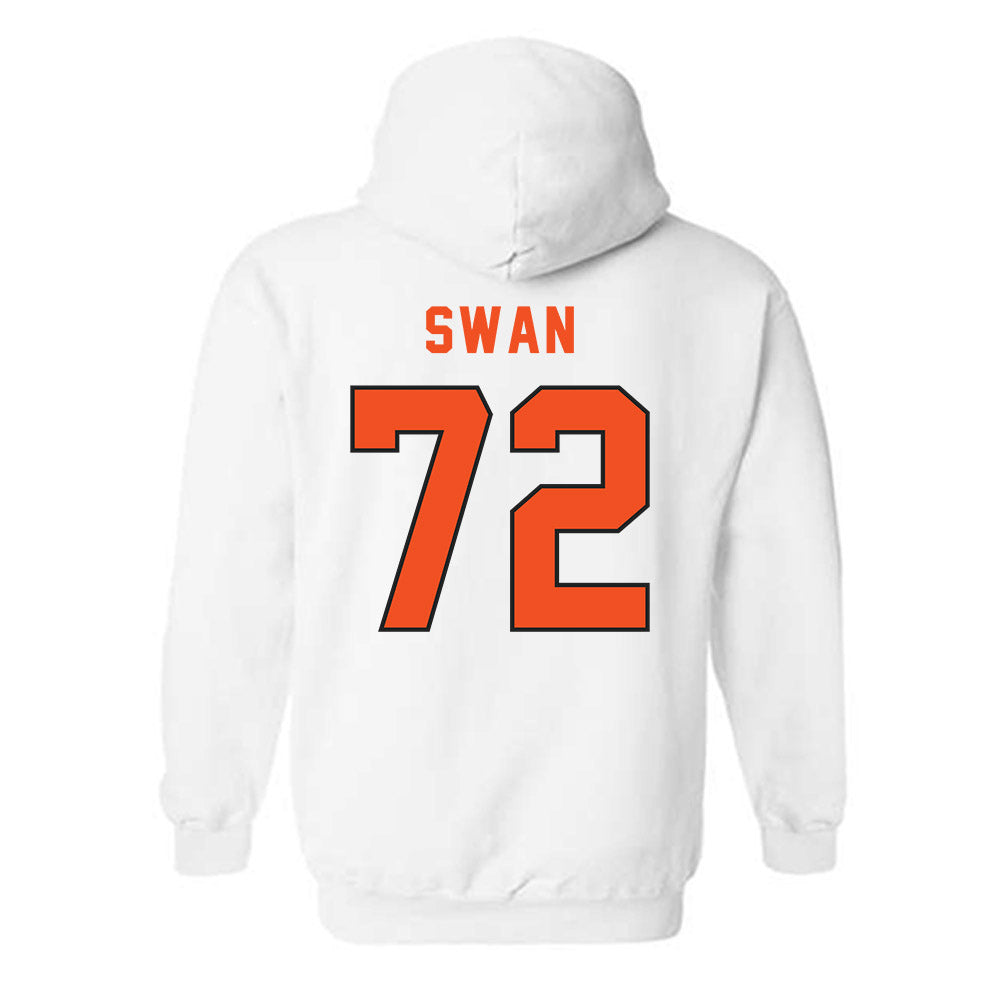 ECU - NCAA Football : Trevionte Swan - Classic Shersey Hooded Sweatshirt-1