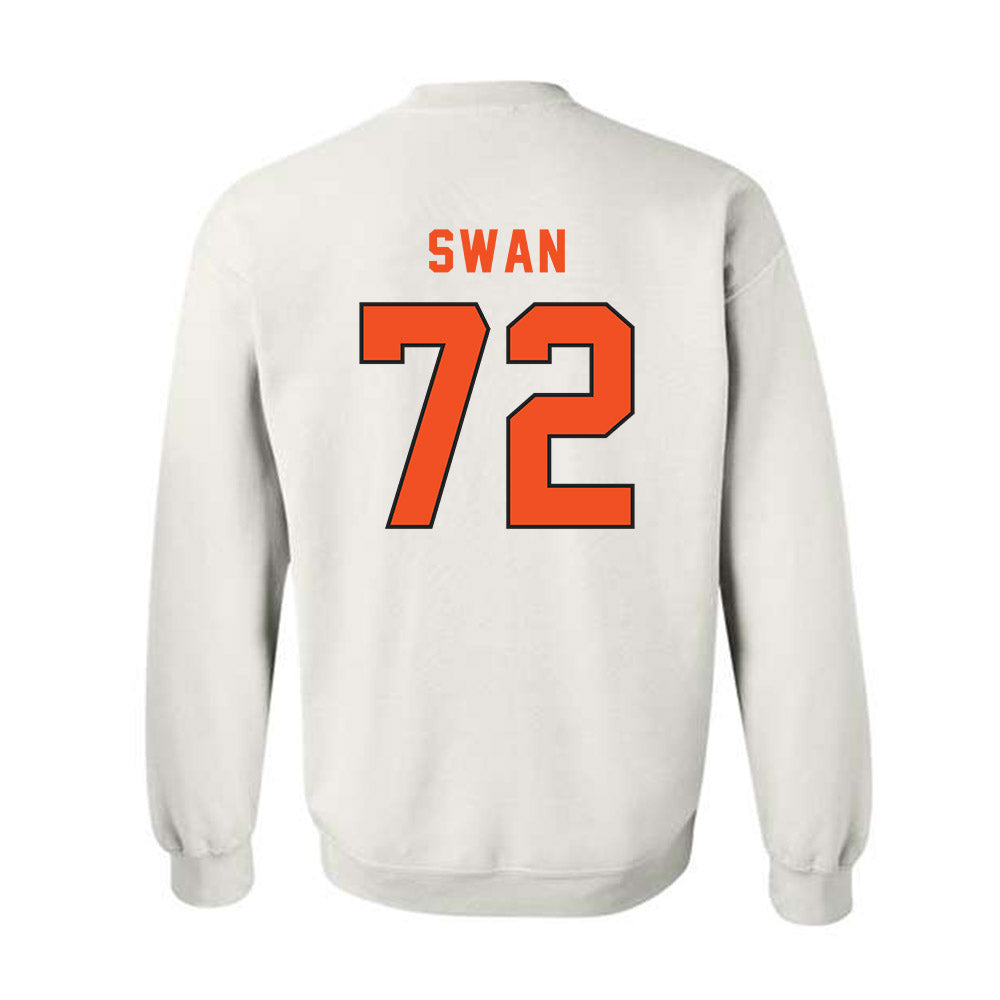 ECU - NCAA Football : Trevionte Swan - Classic Shersey Crewneck Sweatshirt-1