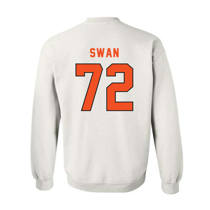 ECU - NCAA Football : Trevionte Swan - Classic Shersey Crewneck Sweatshirt-1