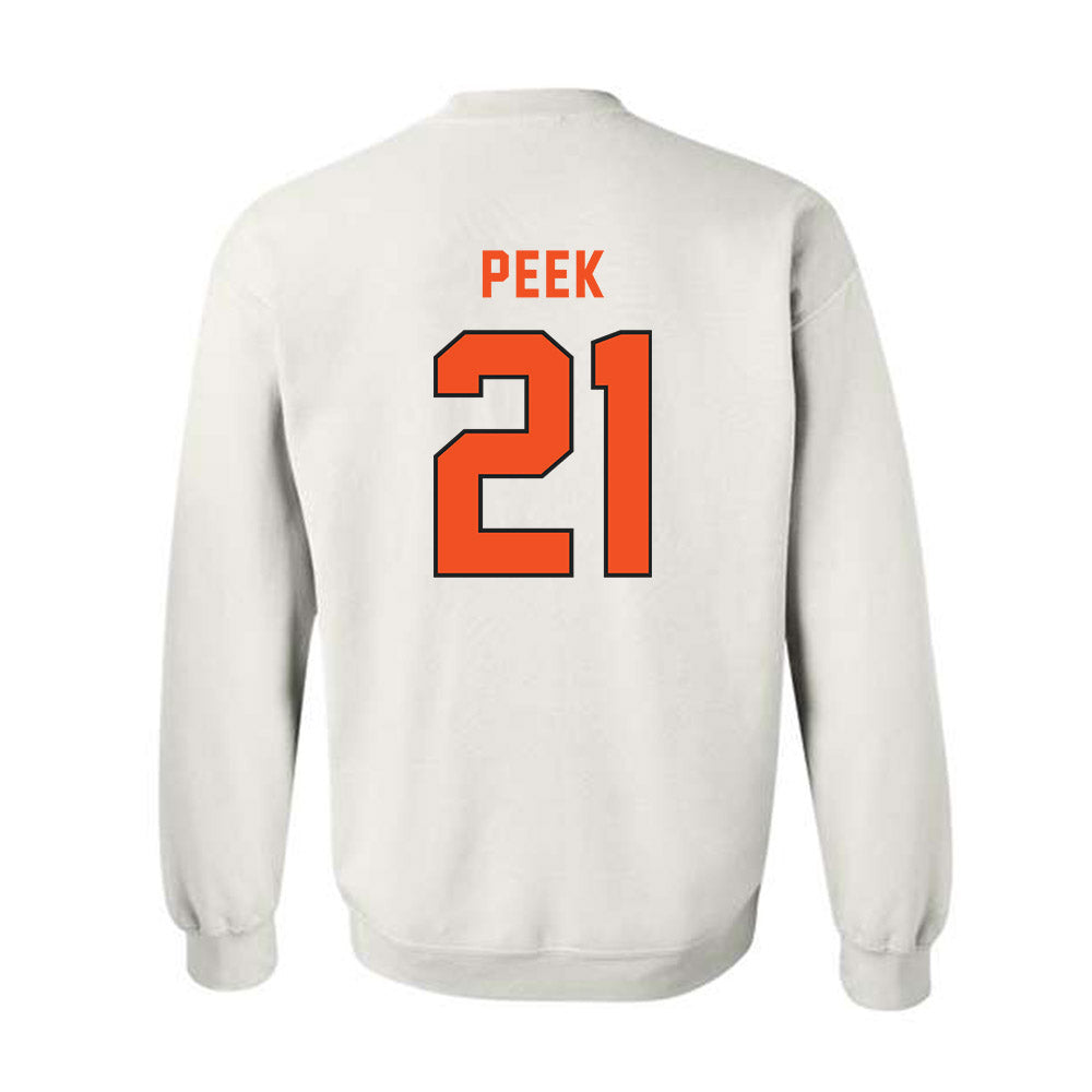 ECU - NCAA Baseball : Caleb Peek - Classic Shersey Crewneck Sweatshirt-1