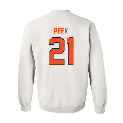 ECU - NCAA Baseball : Caleb Peek - Classic Shersey Crewneck Sweatshirt-1