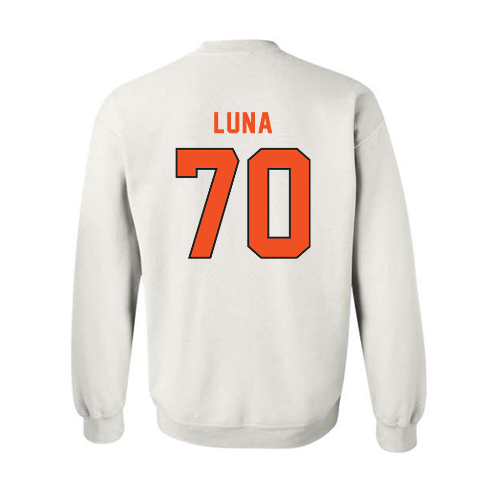 ECU - NCAA Football : Carson Luna - Classic Shersey Crewneck Sweatshirt-1