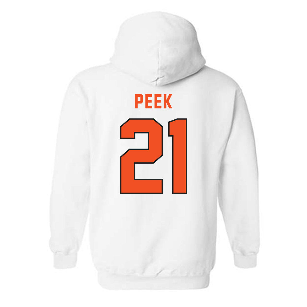 ECU - NCAA Baseball : Caleb Peek - Classic Shersey Hooded Sweatshirt-1