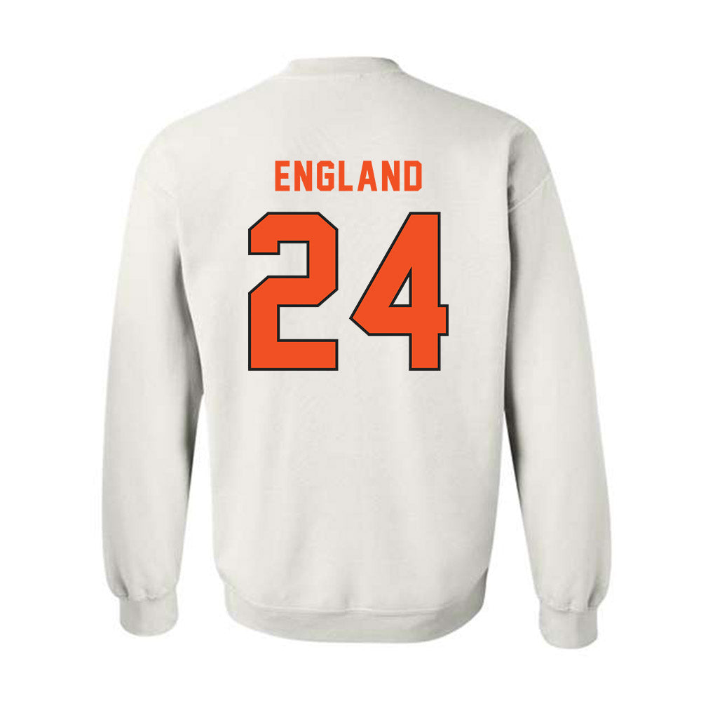 ECU - NCAA Men's Basketball : Jordan England - Classic Shersey Crewneck Sweatshirt-1