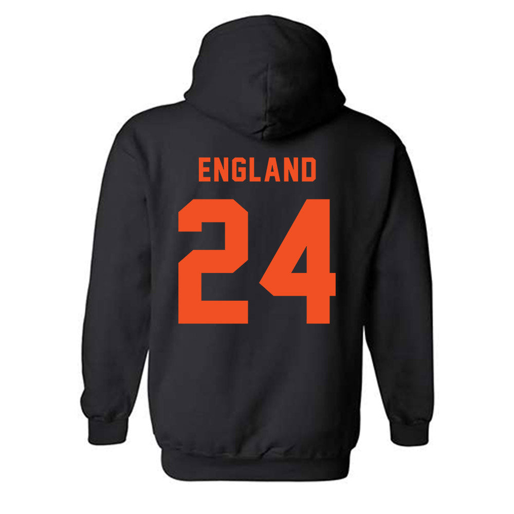 ECU - NCAA Men's Basketball : Jordan England - Classic Shersey Hooded Sweatshirt-1