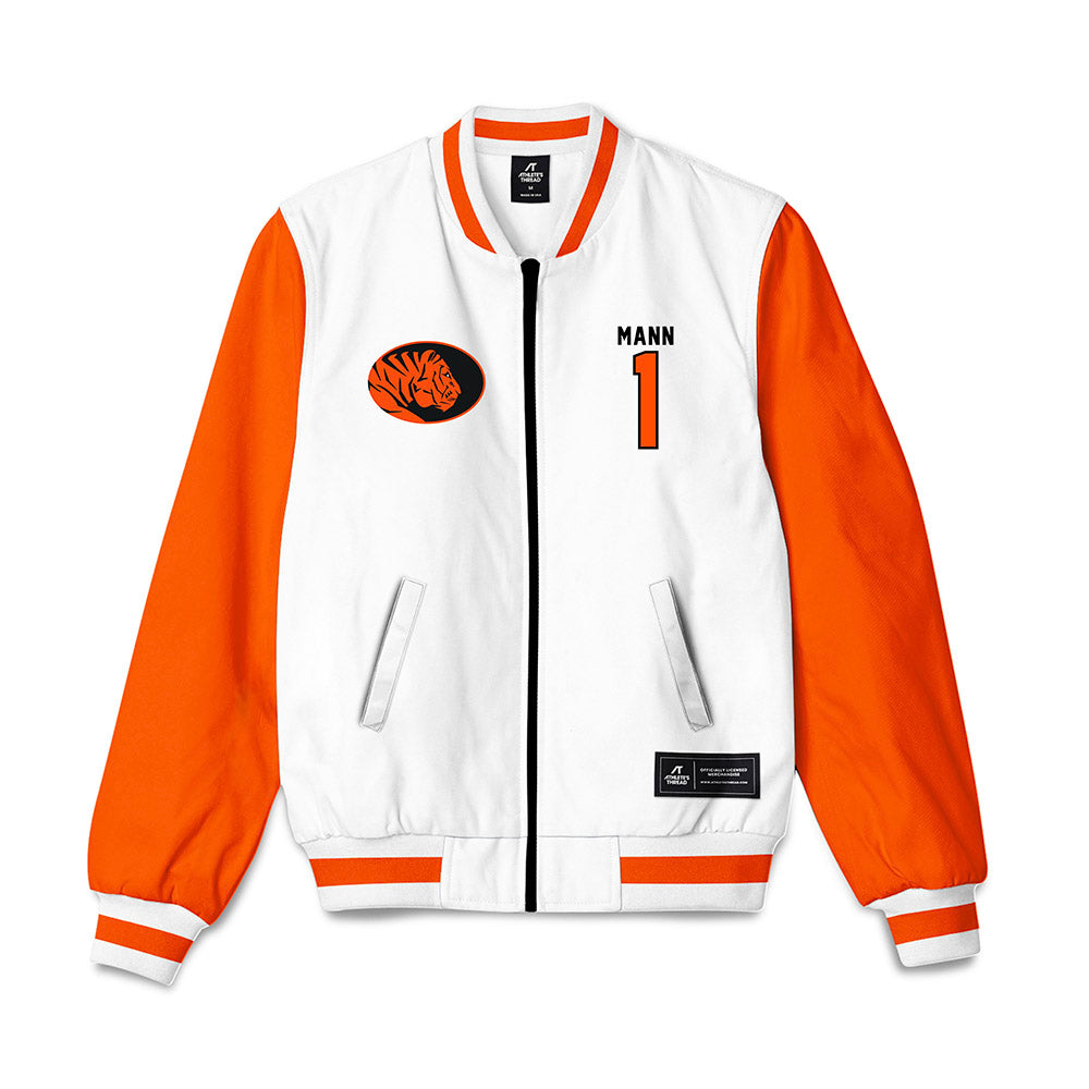 ECU - NCAA Men's Basketball : Brandon Mann - Bomber Jacket-0