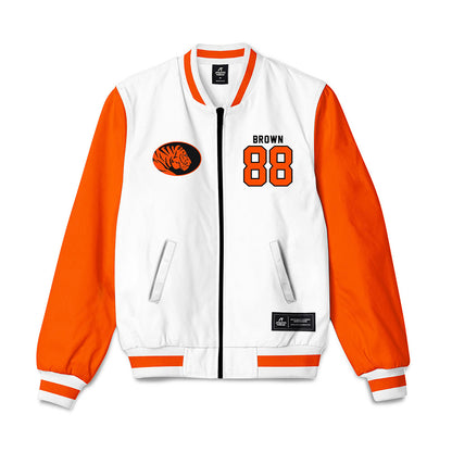 ECU - NCAA Football : Jonathan Brown - Bomber Jacket-0