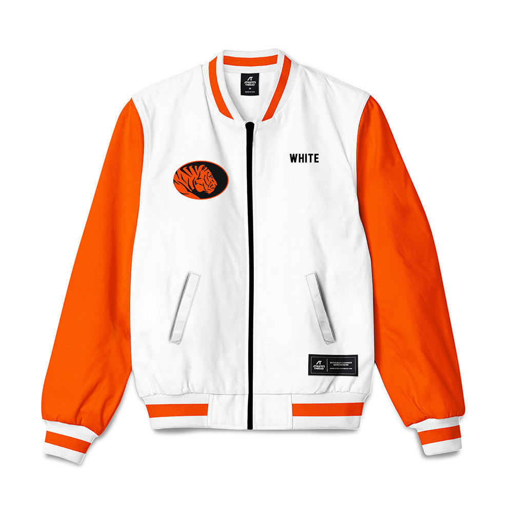 ECU - NCAA Women's Track & Field : Jazmine White - Bomber Jacket-0