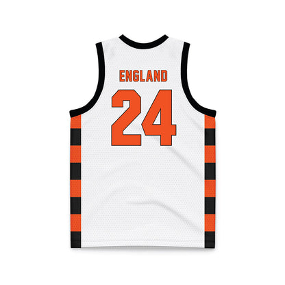 ECU - NCAA Men's Basketball : Jordan England - Basketball Jersey-1