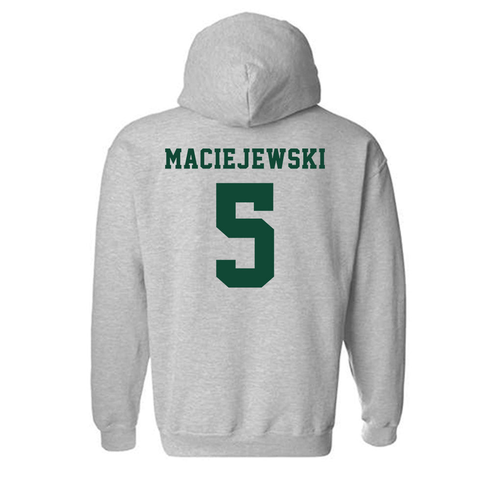 UW Parkside - NCAA Baseball : Nolan Maciejewski - Classic Shersey Hooded Sweatshirt-1