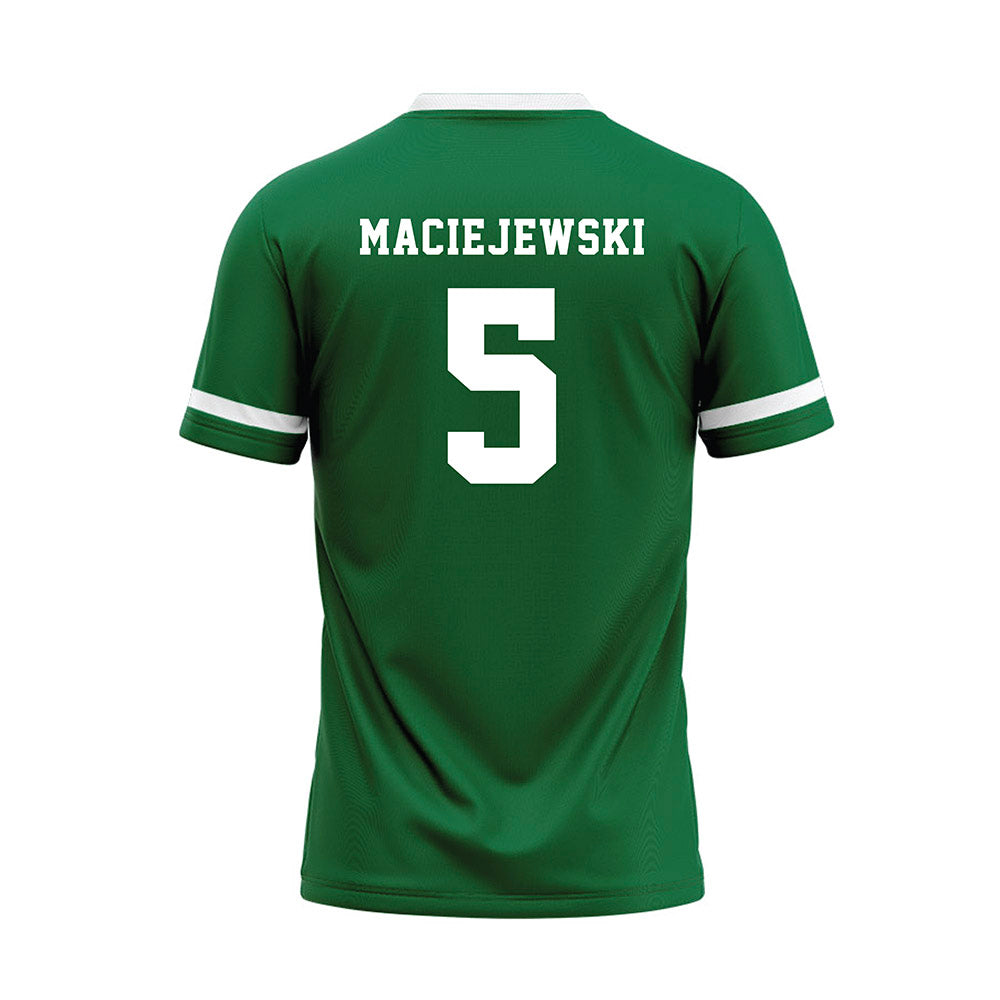 UW Parkside - NCAA Baseball : Nolan Maciejewski - Green Baseball Jersey-1