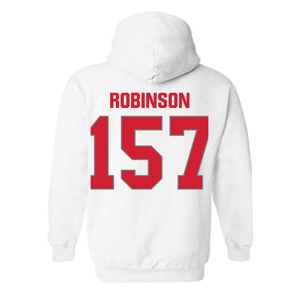 MSUM - NCAA Wrestling : Beau Robinson - Hooded Sweatshirt-1