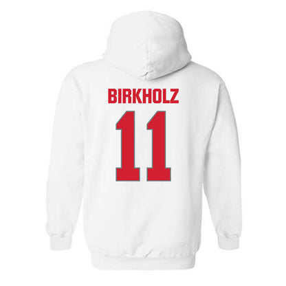 MSUM - NCAA Men's Basketball : Levi Birkholz - Hooded Sweatshirt-1