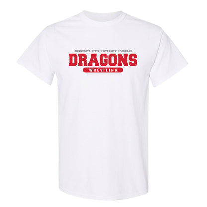MSUM - NCAA Wrestling : Burak Bowers - T-Shirt-0