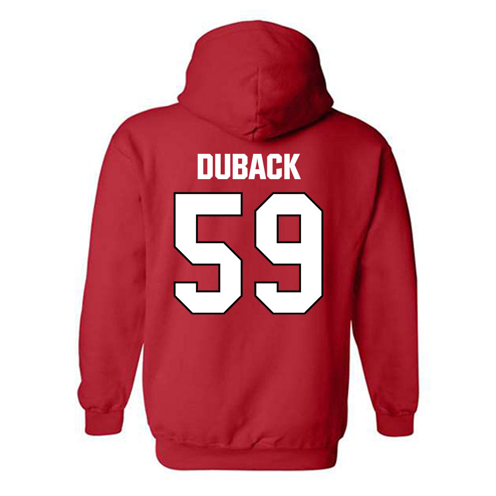 MSUM - NCAA Football : Dawson Duback - Classic Shersey Hooded Sweatshirt-1