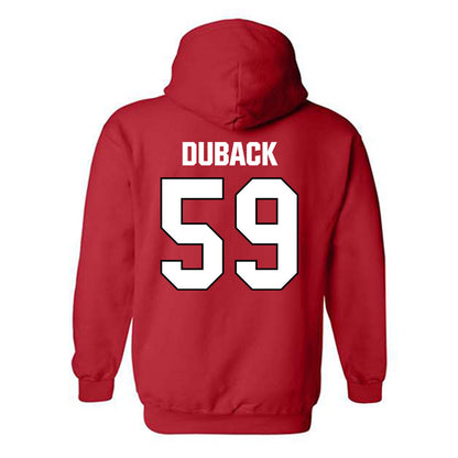 MSUM - NCAA Football : Dawson Duback - Classic Shersey Hooded Sweatshirt-1