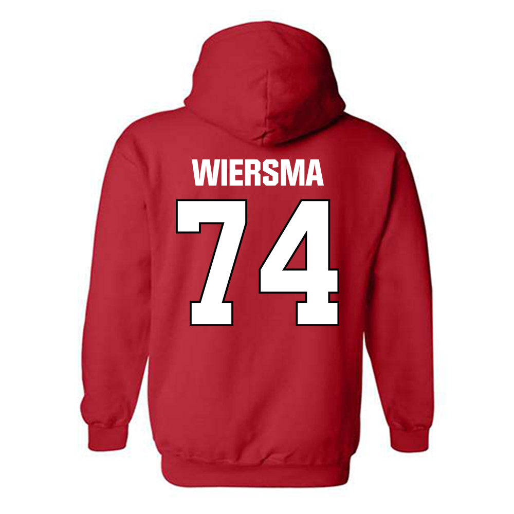 MSUM - NCAA Football : Evan Wiersma - Classic Shersey Hooded Sweatshirt-1