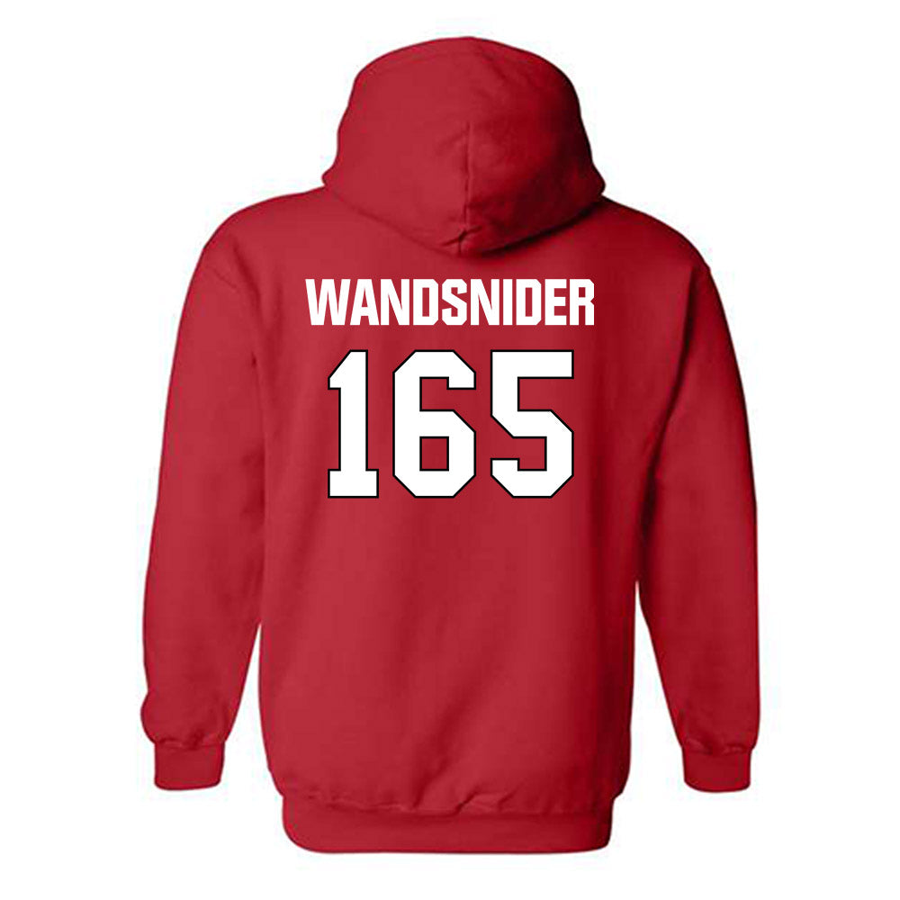 MSUM - NCAA Wrestling : cohl Wandsnider - Classic Shersey Hooded Sweatshirt-1