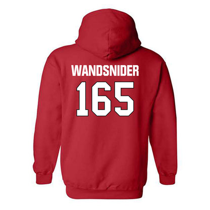 MSUM - NCAA Wrestling : cohl Wandsnider - Classic Shersey Hooded Sweatshirt-1