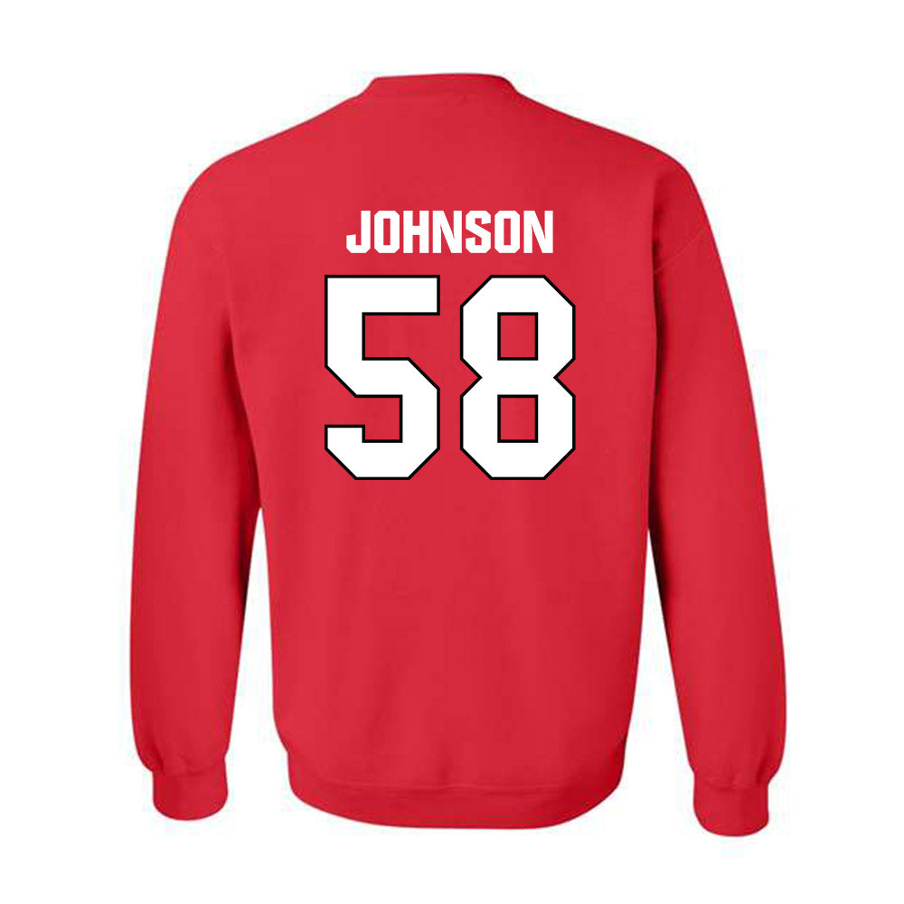 MSUM - NCAA Football : Caleb Johnson - Classic Shersey Crewneck Sweatshirt-1