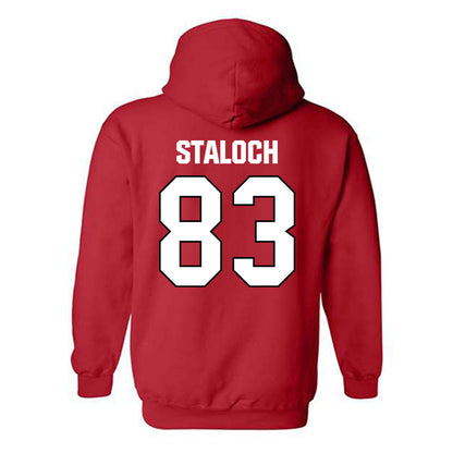 MSUM - NCAA Football : Seth Staloch - Classic Shersey Hooded Sweatshirt-1