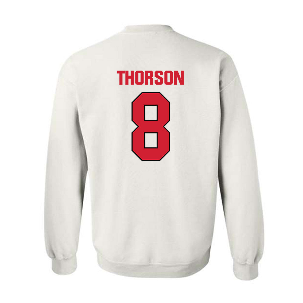 MSUM - NCAA Softball : Grace Thorson - Crewneck Sweatshirt-1