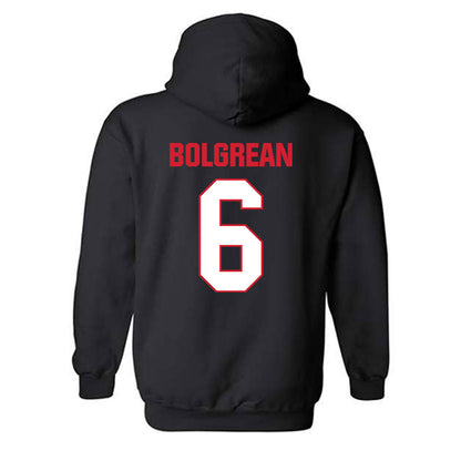 MSUM - NCAA Football : Gannon Bolgrean - Classic Shersey Hooded Sweatshirt-3