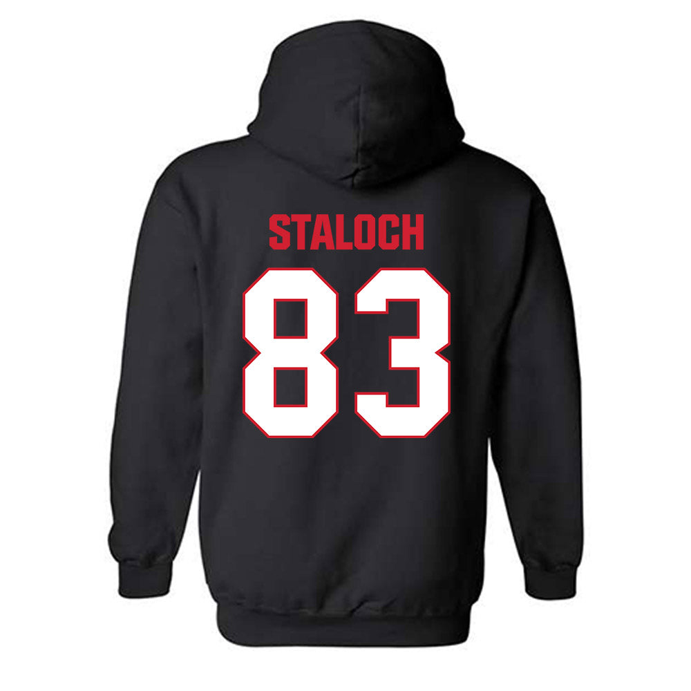 MSUM - NCAA Football : Seth Staloch - Classic Shersey Hooded Sweatshirt-3