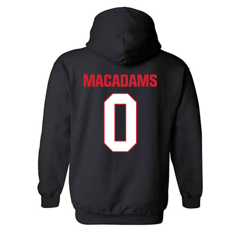 MSUM - NCAA Women's Basketball : Julia MacAdams - Classic Shersey Hooded Sweatshirt-3