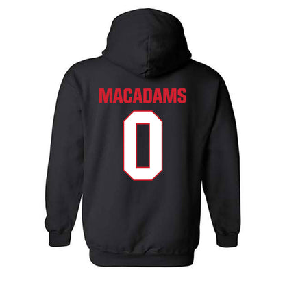 MSUM - NCAA Women's Basketball : Julia MacAdams - Classic Shersey Hooded Sweatshirt-3