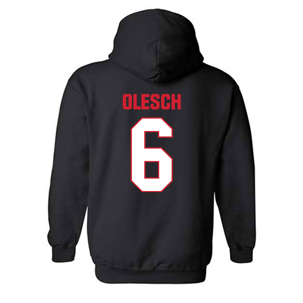 MSUM - NCAA Women's Volleyball : Kiara Olesch - Classic Shersey Hooded Sweatshirt-3