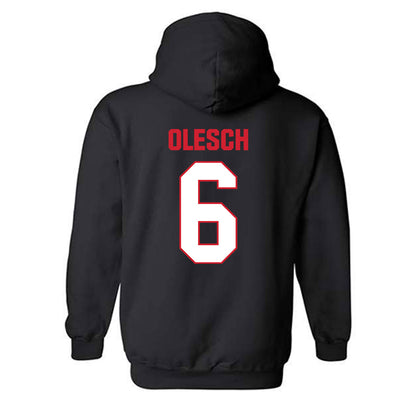 MSUM - NCAA Women's Volleyball : Kiara Olesch - Classic Shersey Hooded Sweatshirt-3