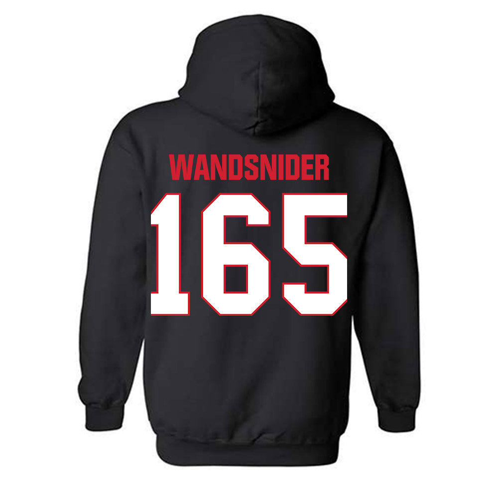 MSUM - NCAA Wrestling : cohl Wandsnider - Classic Shersey Hooded Sweatshirt-3
