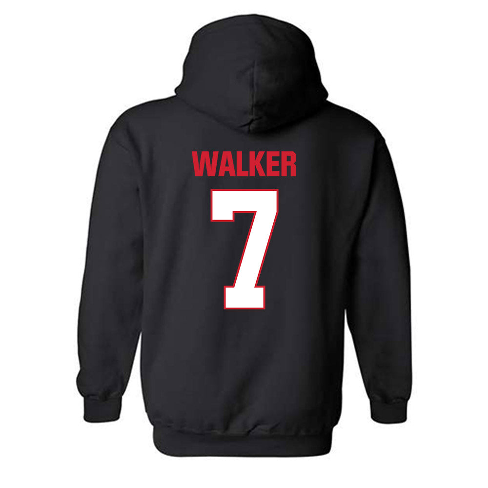 MSUM - NCAA Football : Harrison Walker - Classic Shersey Hooded Sweatshirt-3